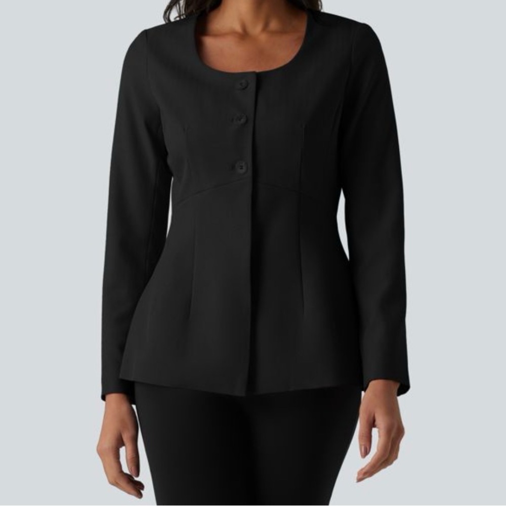 HALARA black  Button Down Shirt